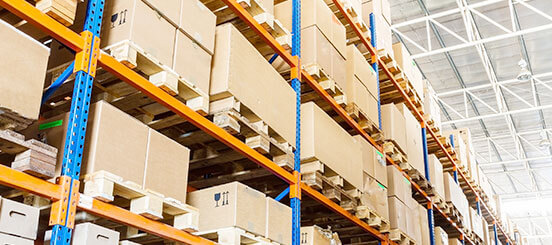 Warehouse slotting helping organize warehouse storage utilization
