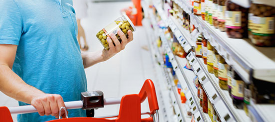 compliance labeling in action at the grocery for food